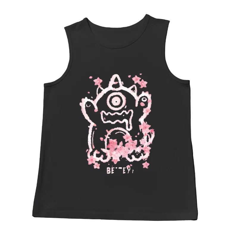 Monster mit Blumen und Schriftzug Herren Tanktops