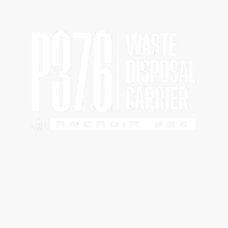 P376 Waste Disposal Cotton Tote Bag