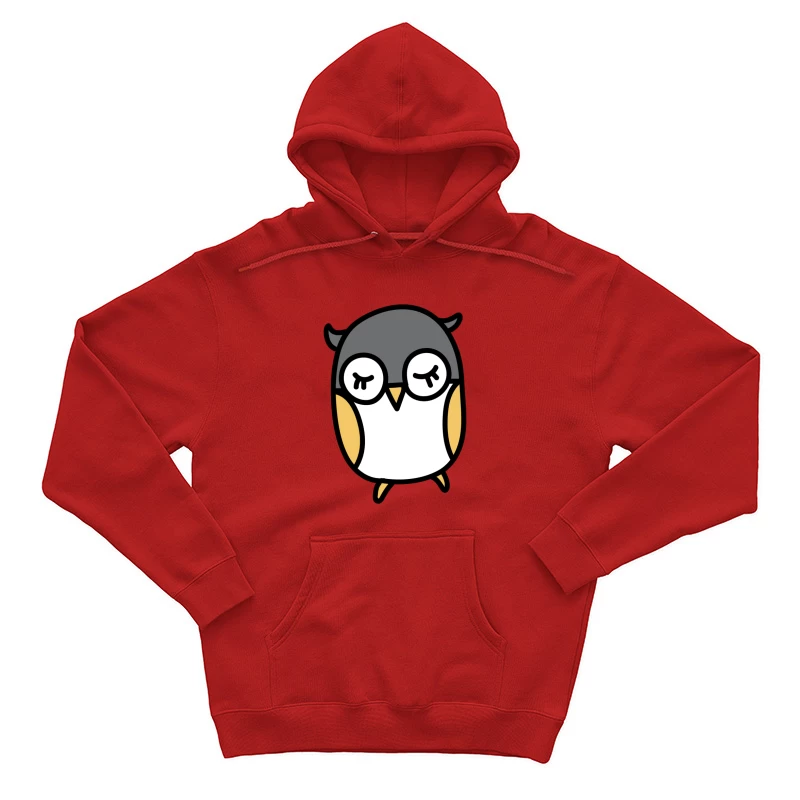 Illustration mignonne d'un hibou endormi Homme Sweat à capuche