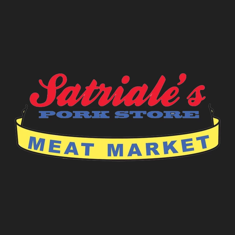 Patriale's Pork Store & Meat Market Vintage Logo Sign Bucket Hat