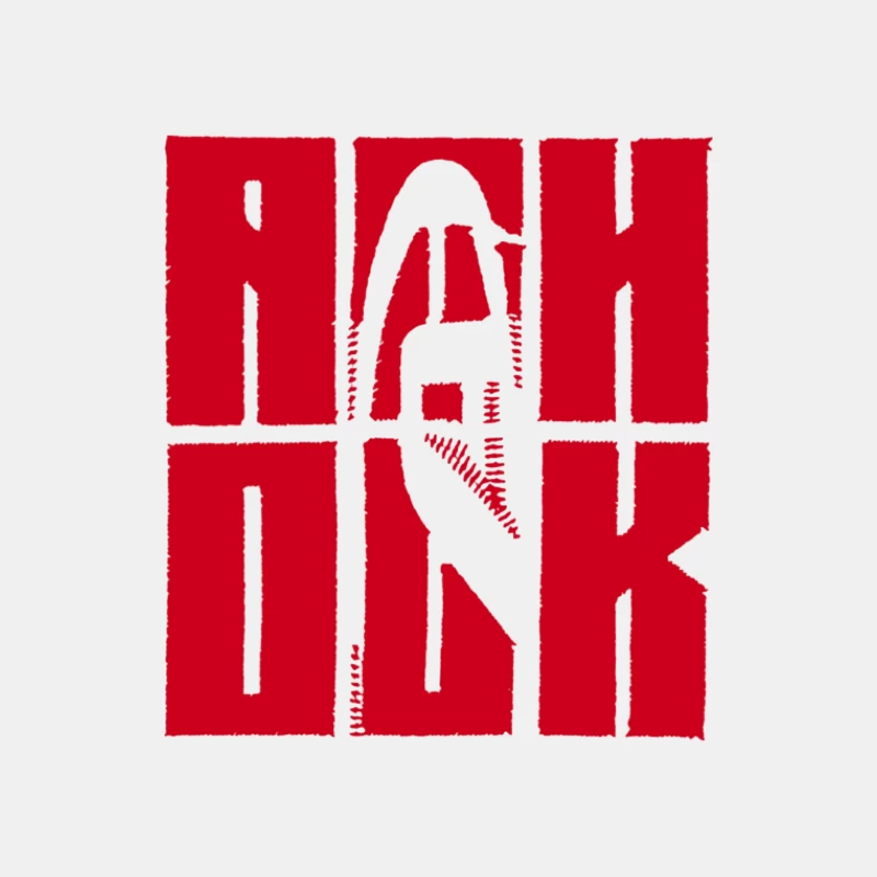 Rot-Schwarz-Design mit Silhouette Herren Tanktops