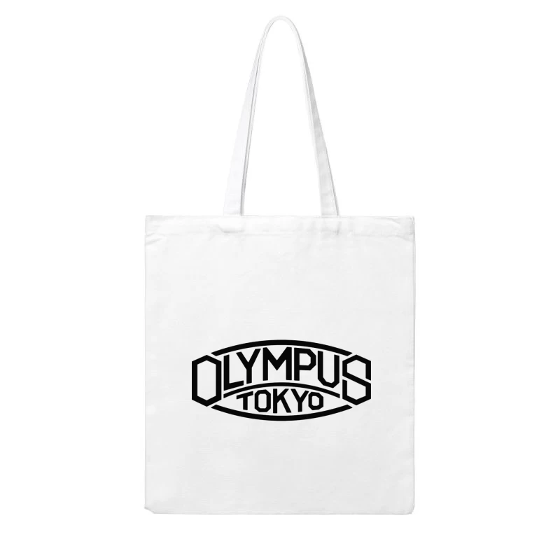 Olympus Tokyo Vintage Camera Brand Logo Cotton Tote Bag