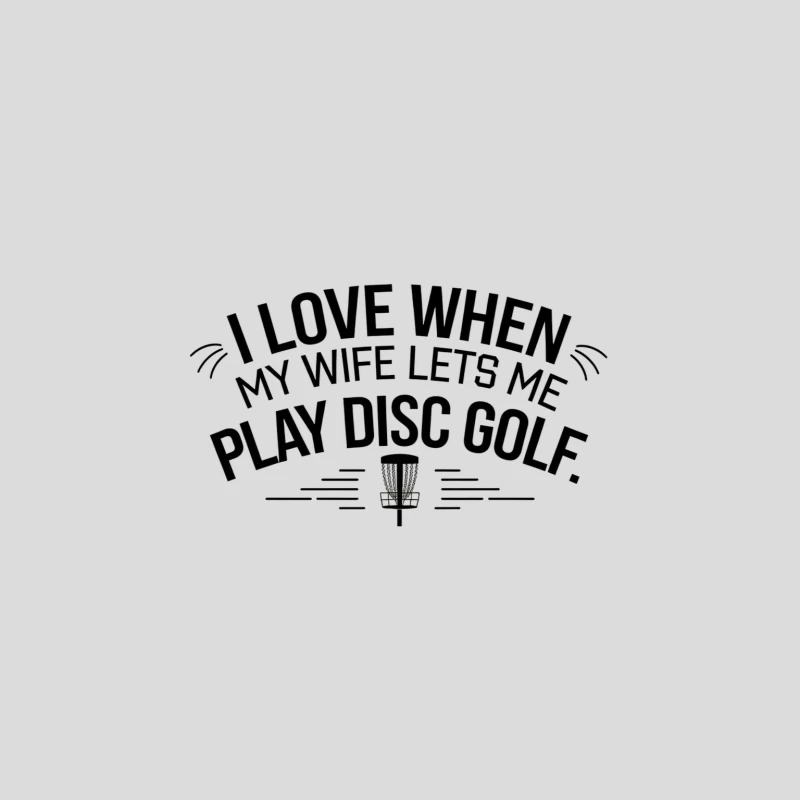 Humorous Disc Golf Leisure Approved by Wife Baseball Cap