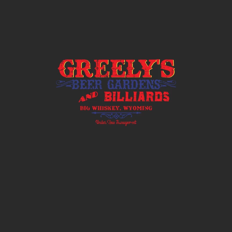 Greelys Beer Garden & Billiards from Unforgiven - distressed Baseball Cap