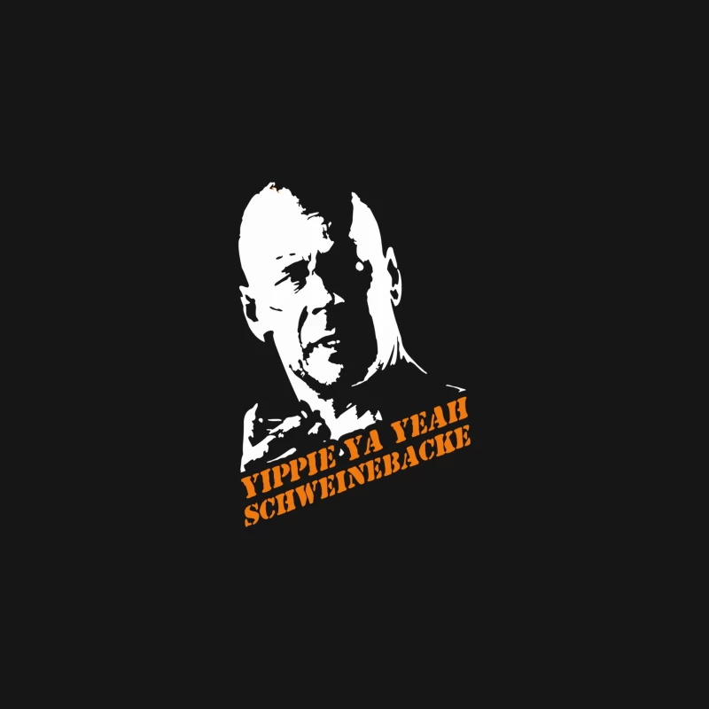 Yippie Ya Yeah Schweinebacke Die Hard Desk Mat