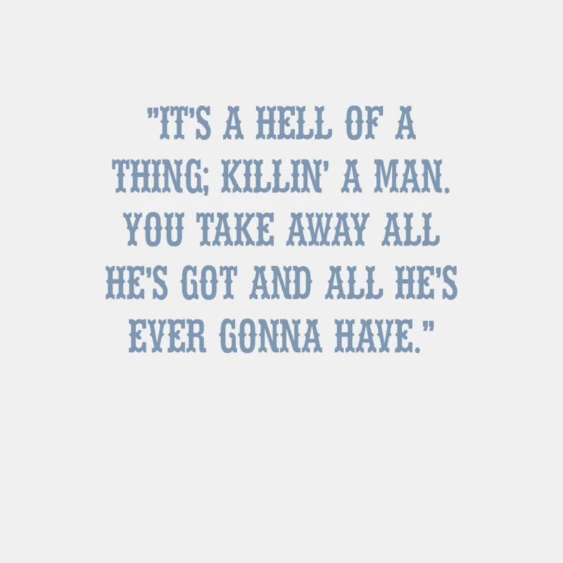 It_s a Hell of a Thing, Killin_ a Man Male Tank Top