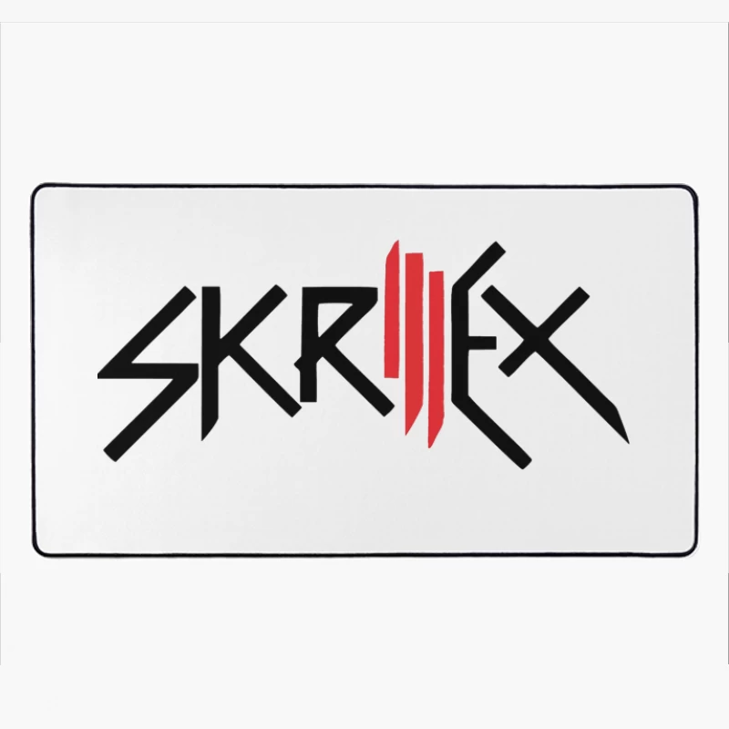 Skrillex Electronic Music Artist Logo Design Desk Mat