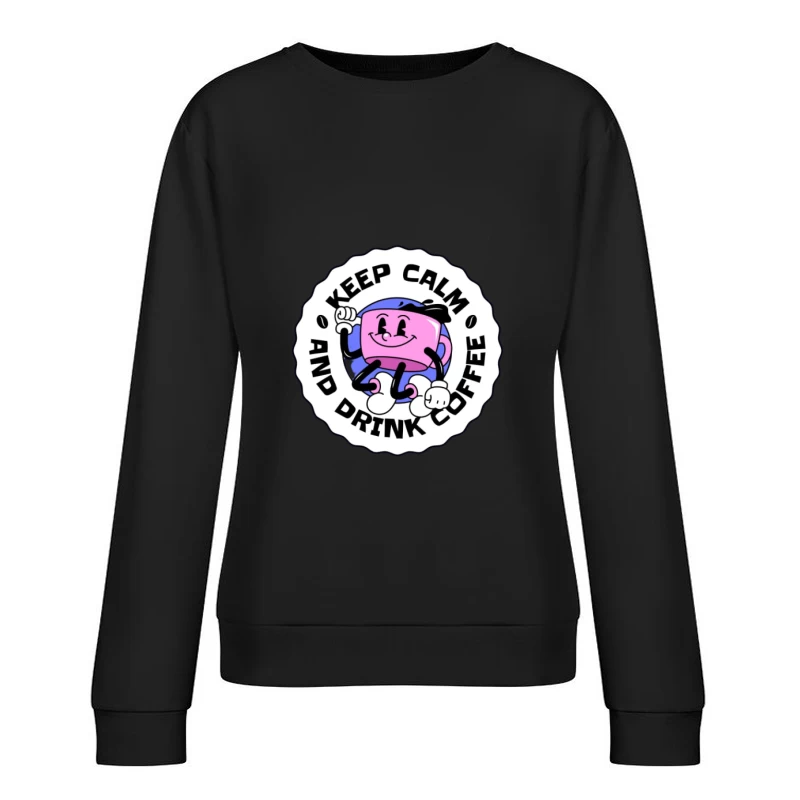 Design de tasse à café amusant Femme Sweat-shirt à enfiler