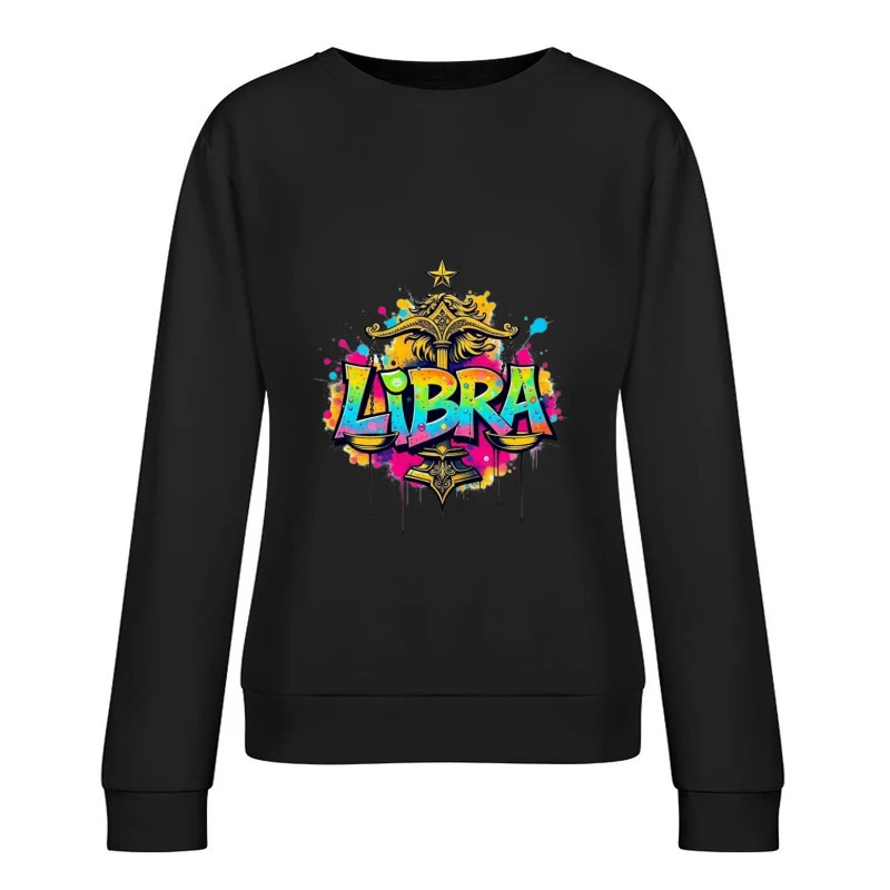 Liberal Zodiac Sign Art Female Pullover Sweatshirt