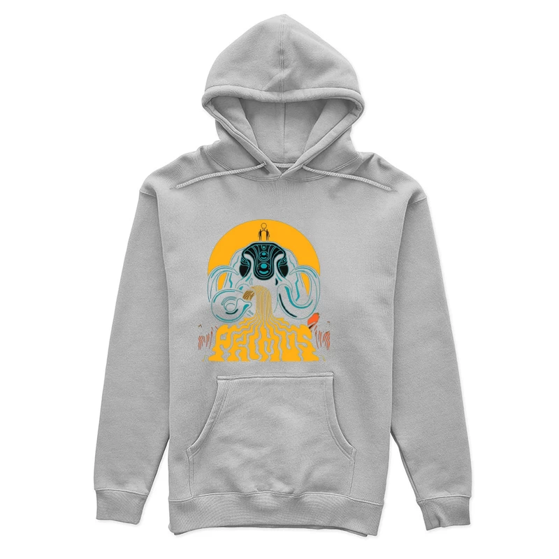 Psychedelic Primus Concert Poster with Elephant Motif Female Pullover Hoodie