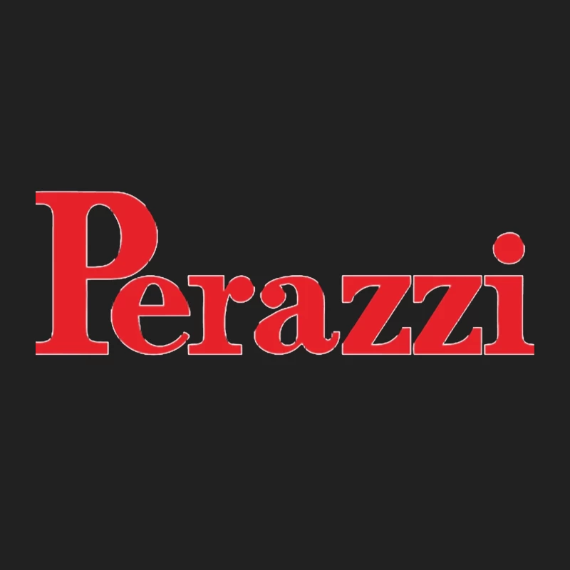 Perazzi Red Logo Typography Bucket Hat