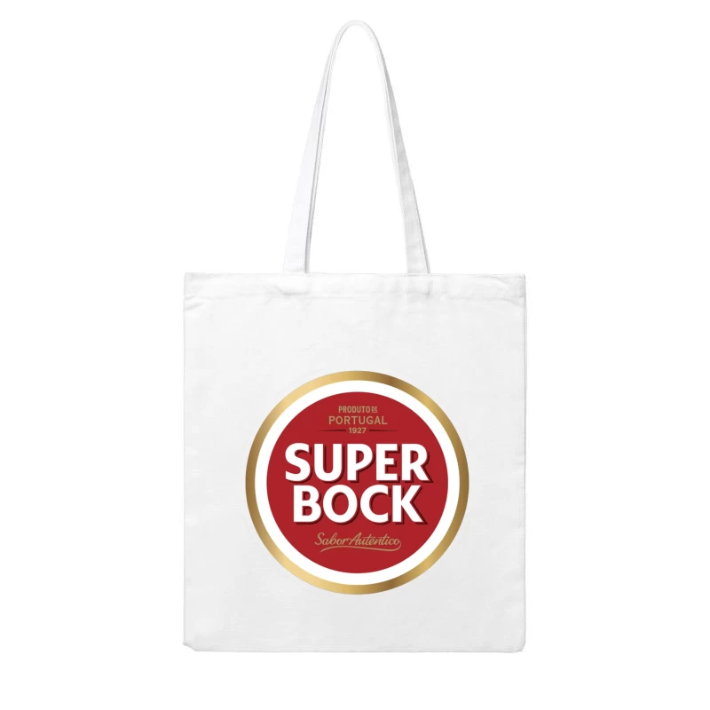 Super Bock Portuguese Beer Brand Logo Design from 1927 Cotton Tote Bag