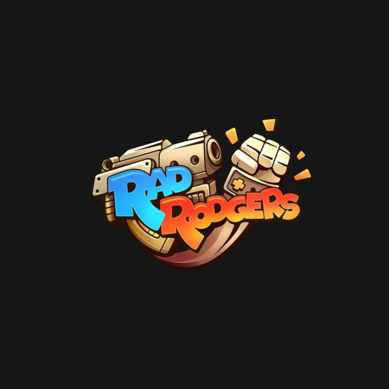 Rad Rodgers Logo mit Pistole und Faust Damen T-Shirt