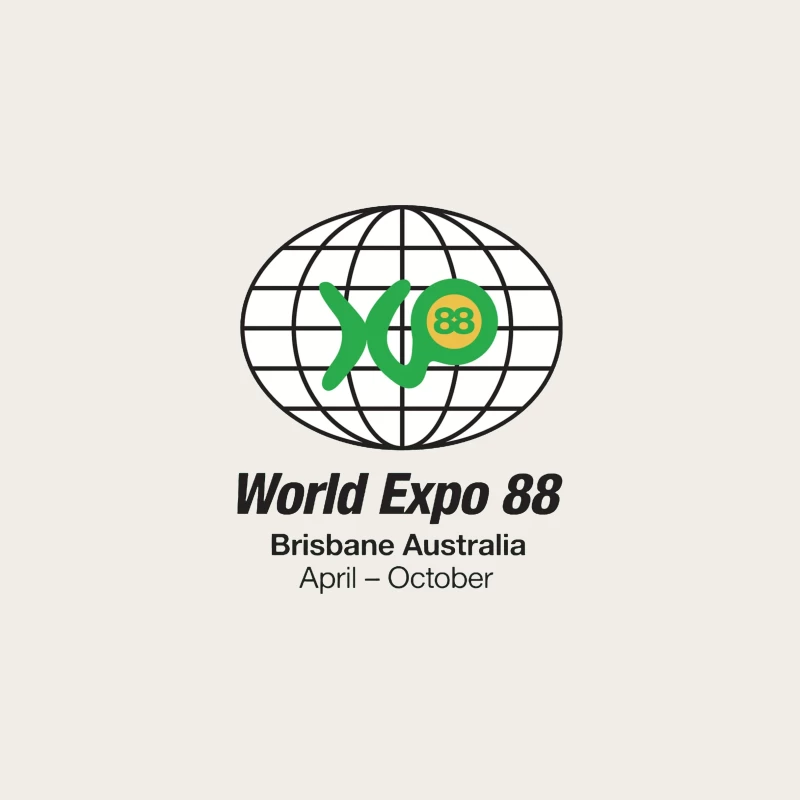 World Expo 88 Brisbane Australia Logo Bucket Hat