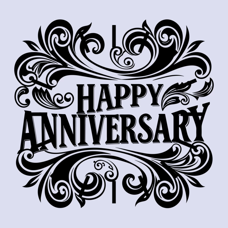 Happy anniversary Throw Pillow