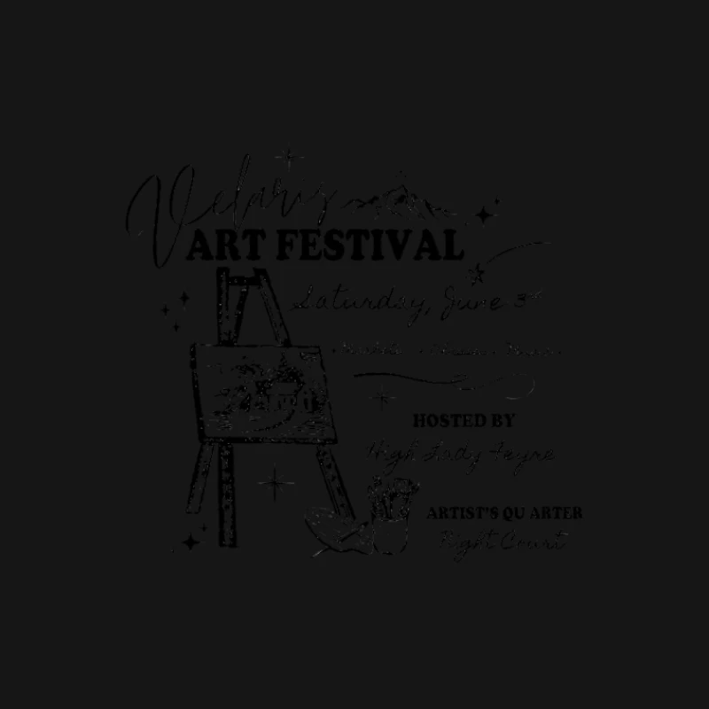 Affiche du Festival d'Art de Velaris Femme T-Shirt