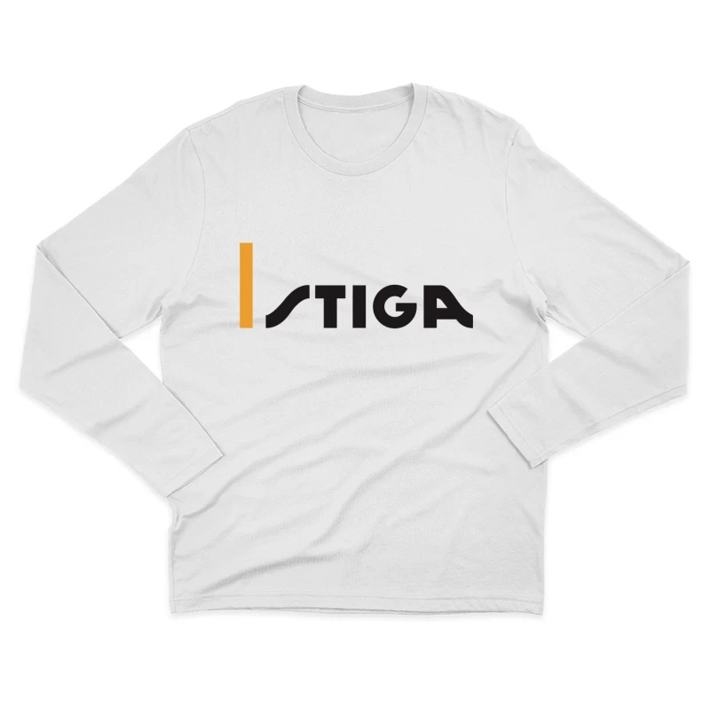 Stiga Sports Equipment Brand Logo Male Long Sleeve T-Shirt