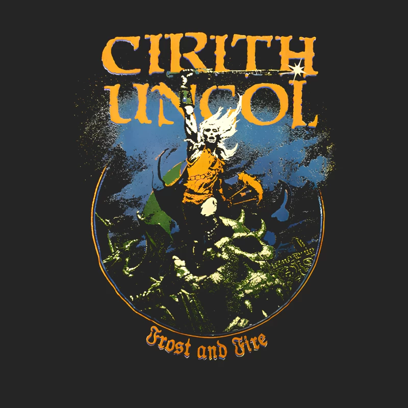 Cirith Ungol Frost and Fire Vintage Male Pullover Sweatshirt