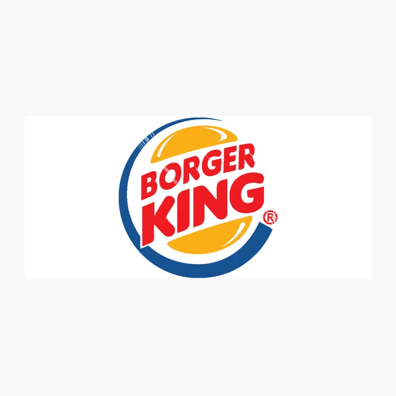 Borger King - Fast Food Parody Logo Coffee Mug