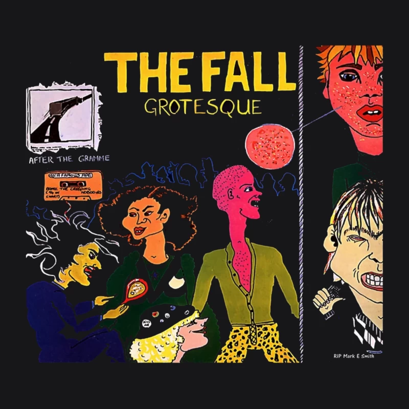 The Fall's "Grotesque" Post-Punk Album Cover Illustration Female Pullover Hoodie