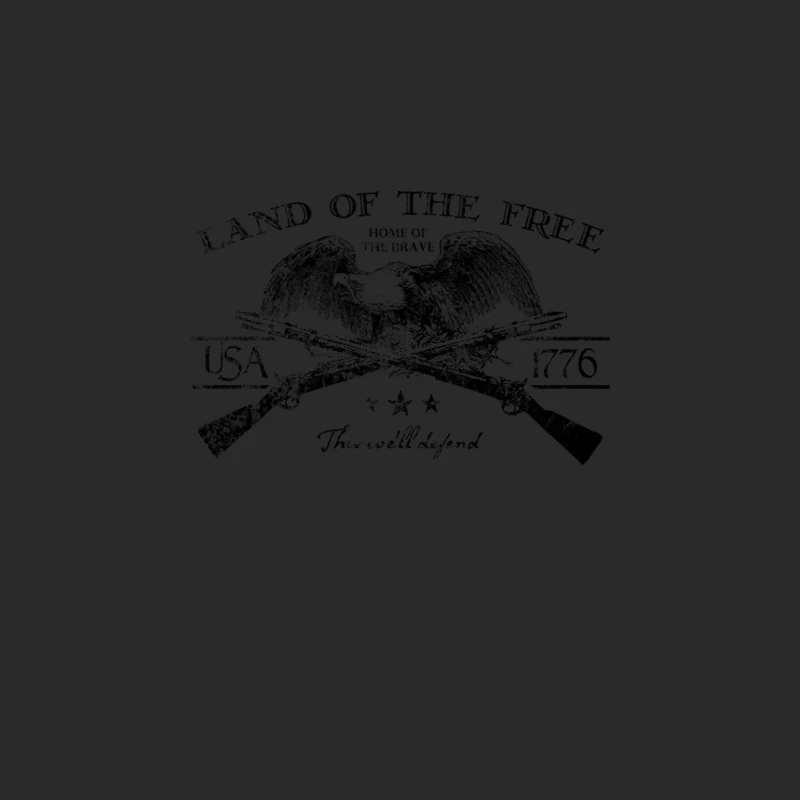 Land of the Free, distressed Baseball Cap