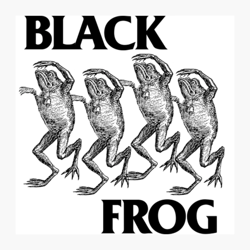 Black Frog - Punk Froggie Tribute Pin