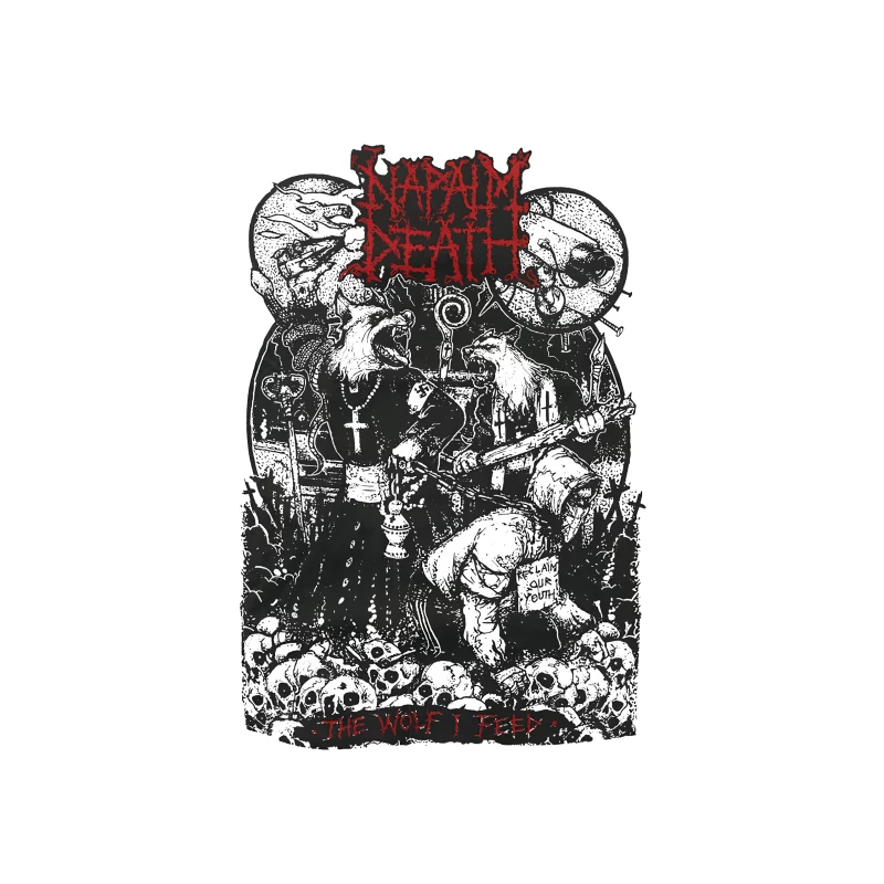 Napalm Death The Wolf I Feed Throw Pillow