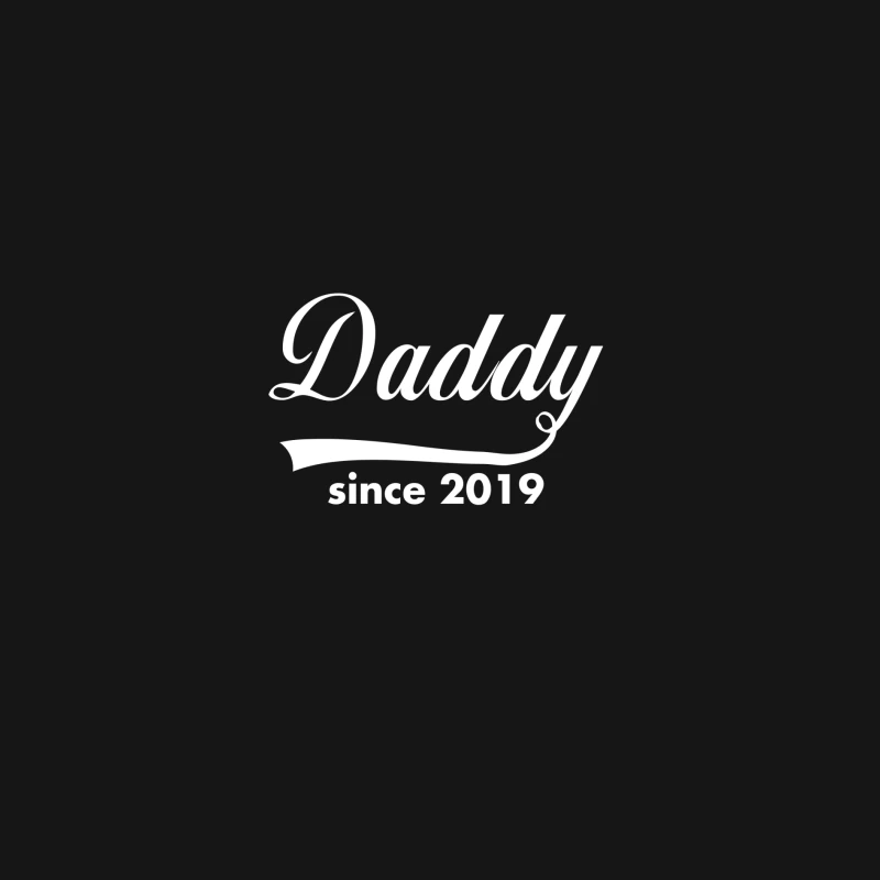 T-shirt 'Daddy Since 2019' Homme Manches Longues T-Shirt