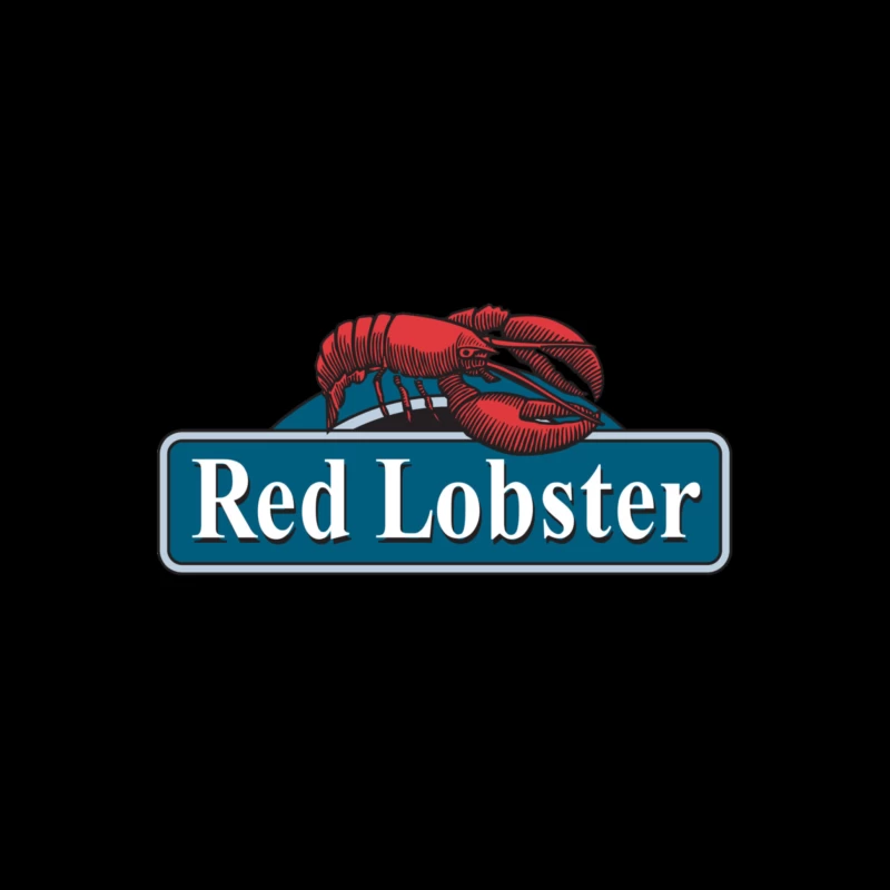 red lobster restaurant logo Throw Pillow