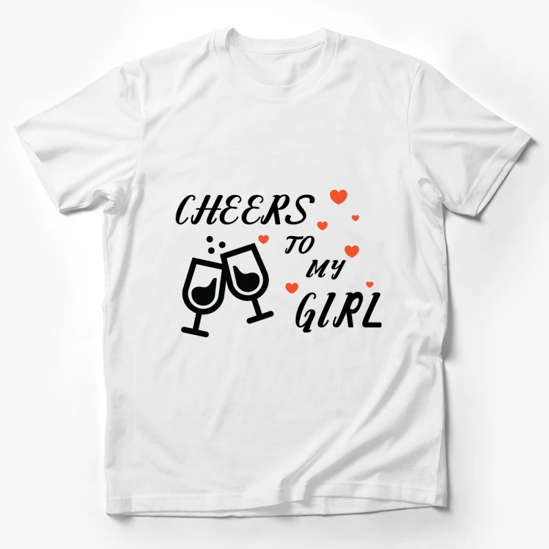 Amour et Célébration avec Verres Homme T-Shirt