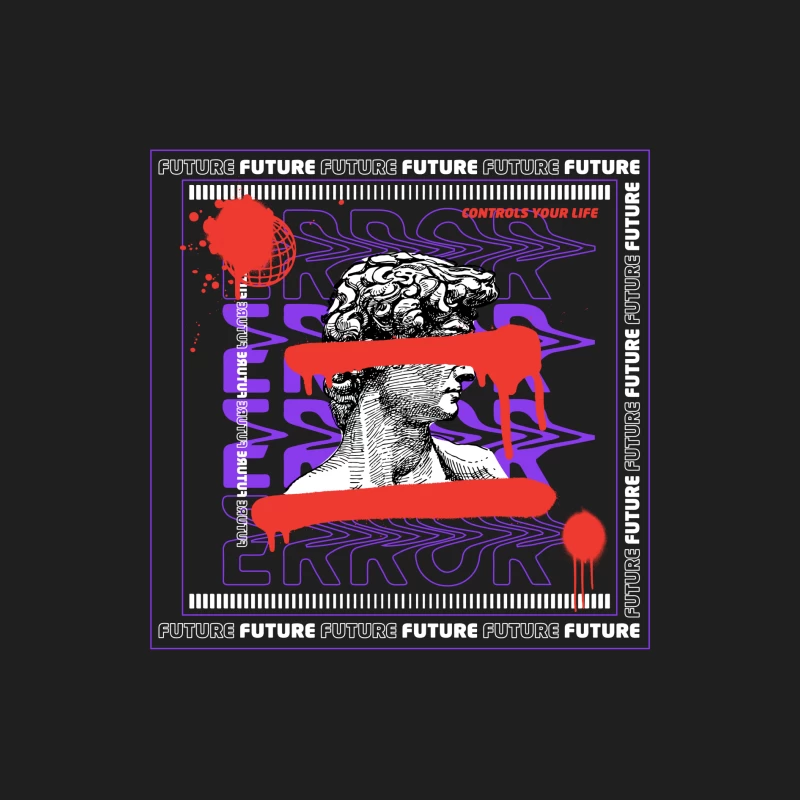 Futuristische David-Fehlerkunst Herren Tanktops
