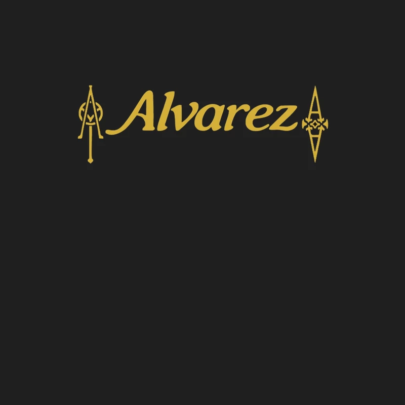 Alvarez Guitar Company Gold Logo Design Male Tank Top