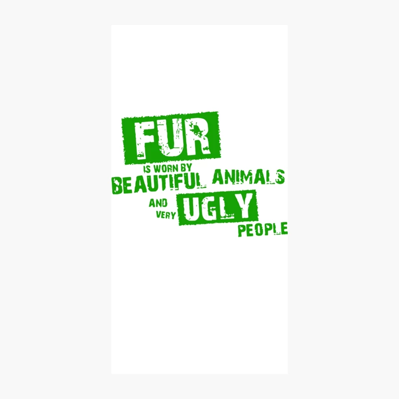 Fur is worn by... iPhone Case
