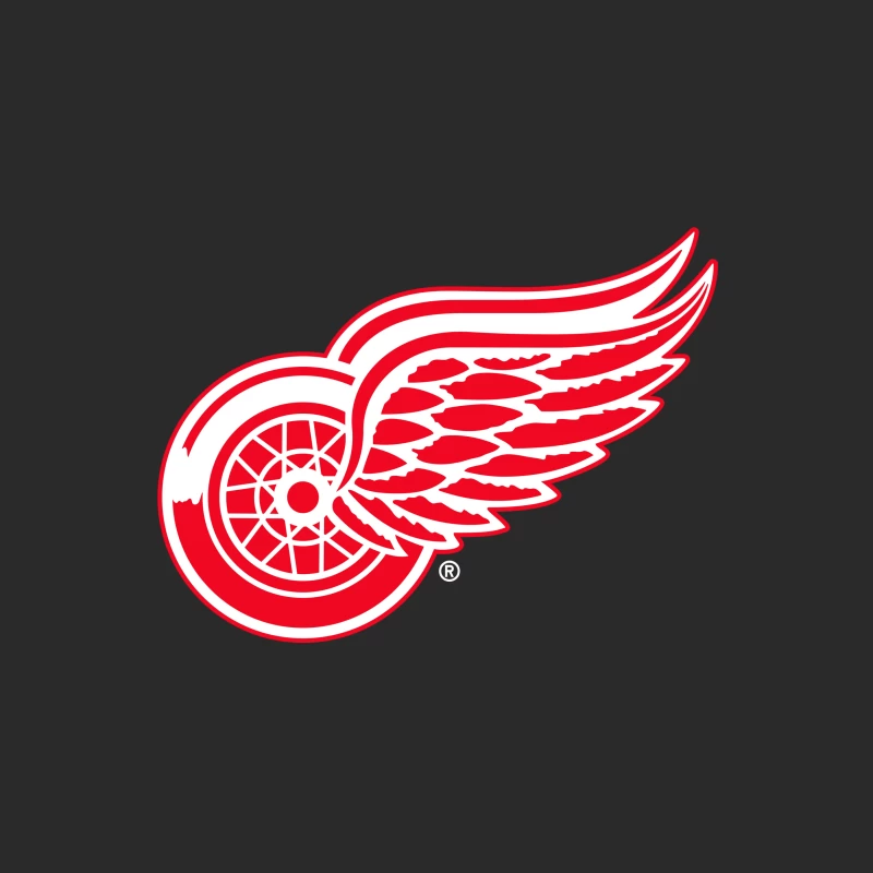 Detroit Red Wings NHL Hockey Team Logo Baseball Cap