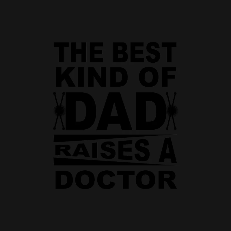 Meilleur père élève un docteur Homme Manches Longues T-Shirt