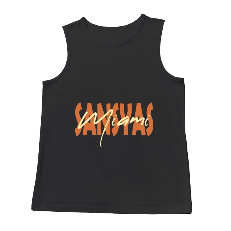 Sansyas Miami Logo Herren Tanktops