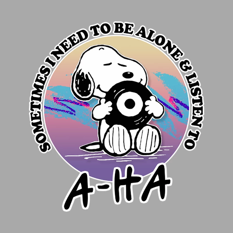 A-Ha - Vinyl Record Geek Design Female Pullover Hoodie