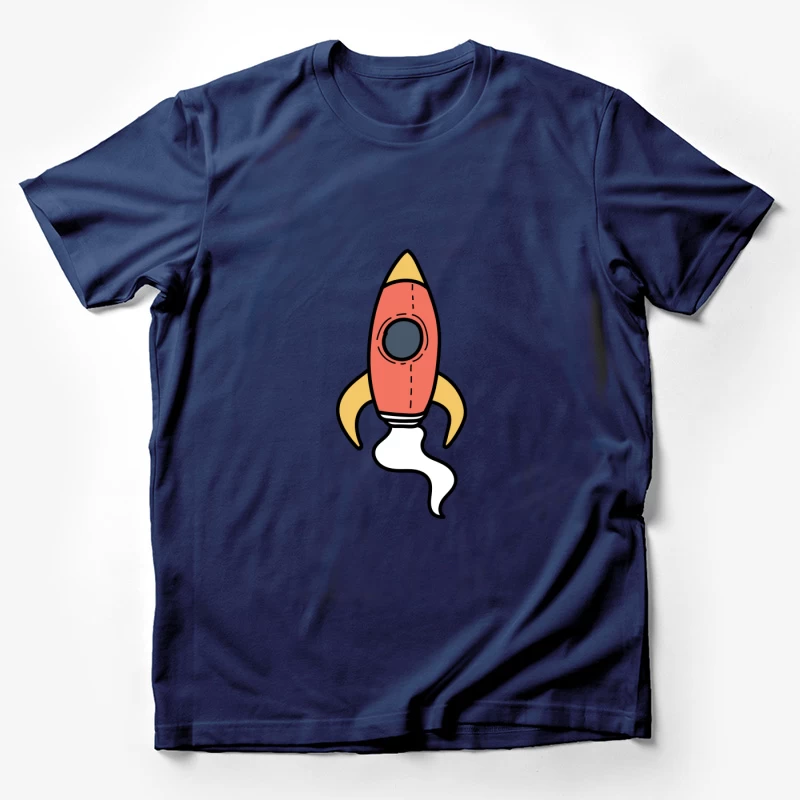 Illustration de fusée colorée Homme T-Shirt