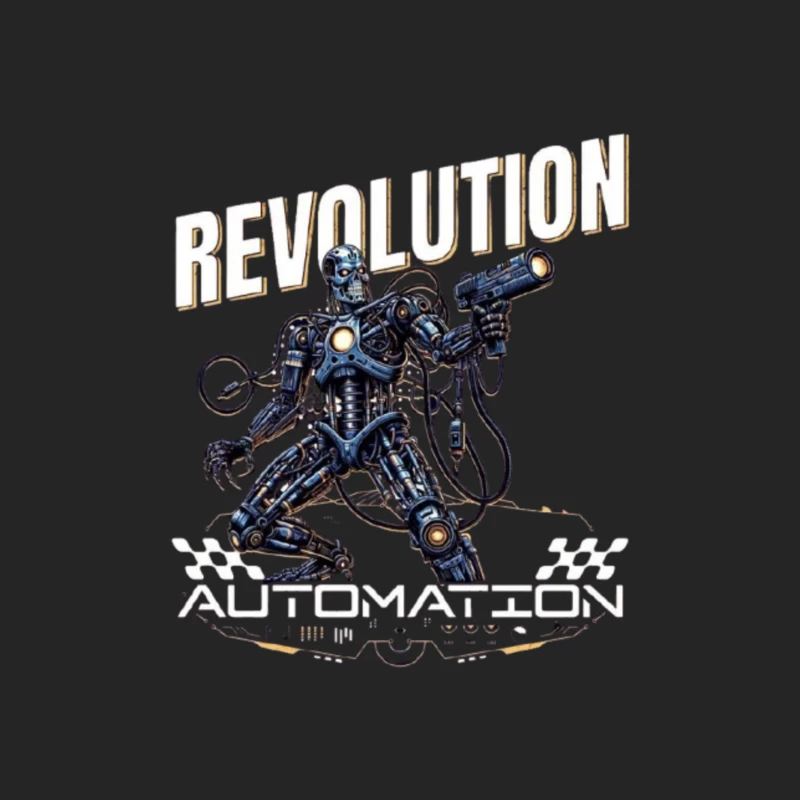 Combat Robot Revolution Sci-Fi Art Female Pullover Sweatshirt