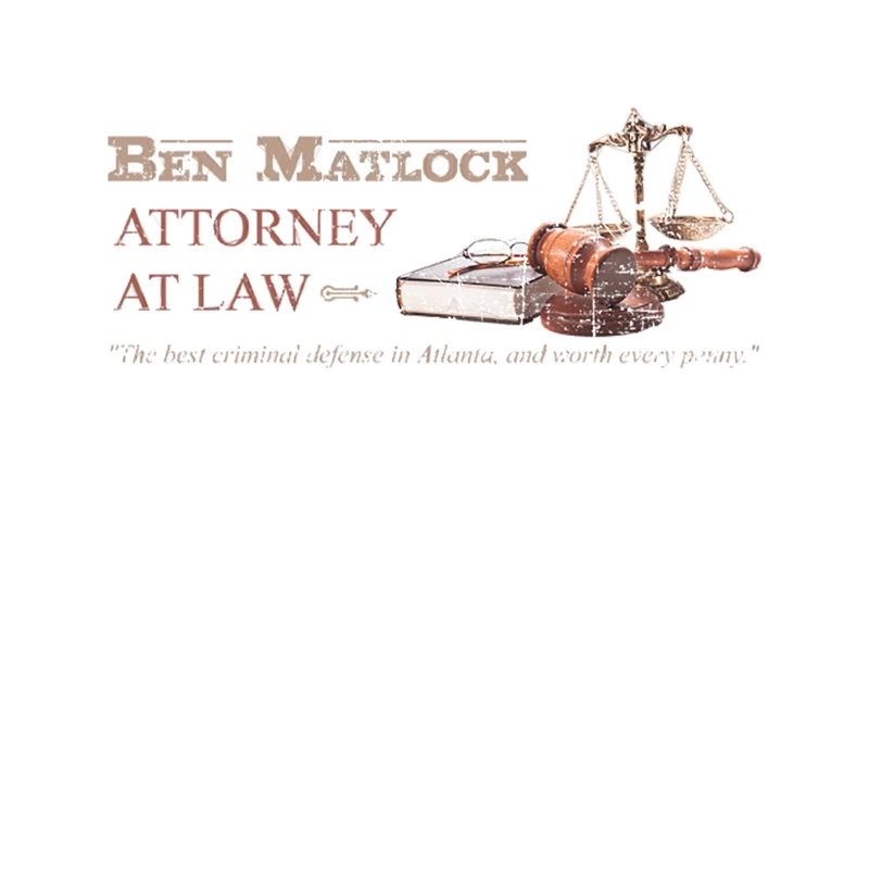 Matlock Attorney at Law, distressed Tapestry