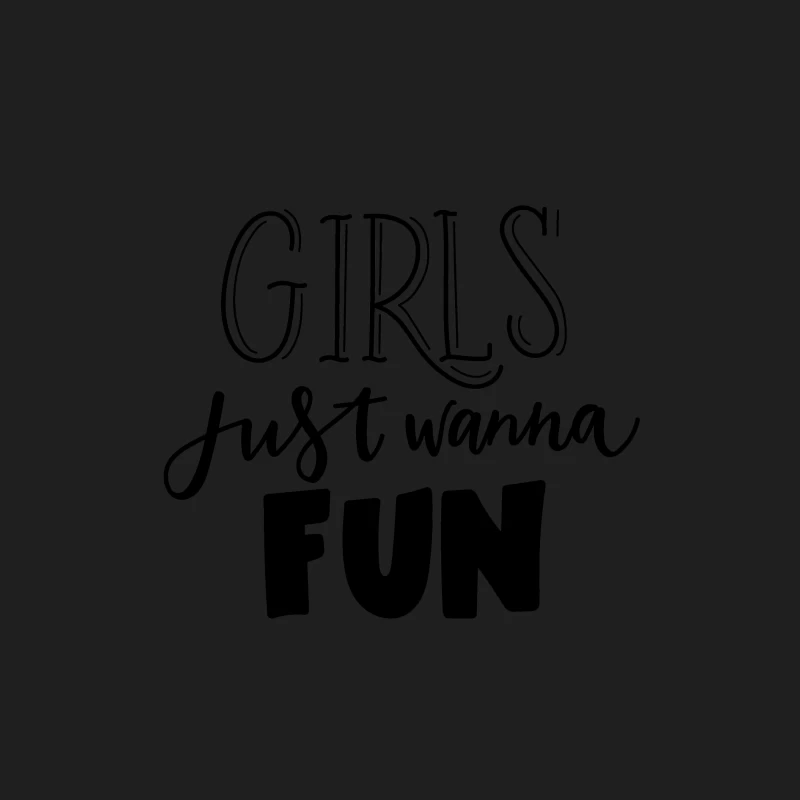 Phrase inspirante: Les filles s'amusent Homme Débardeur