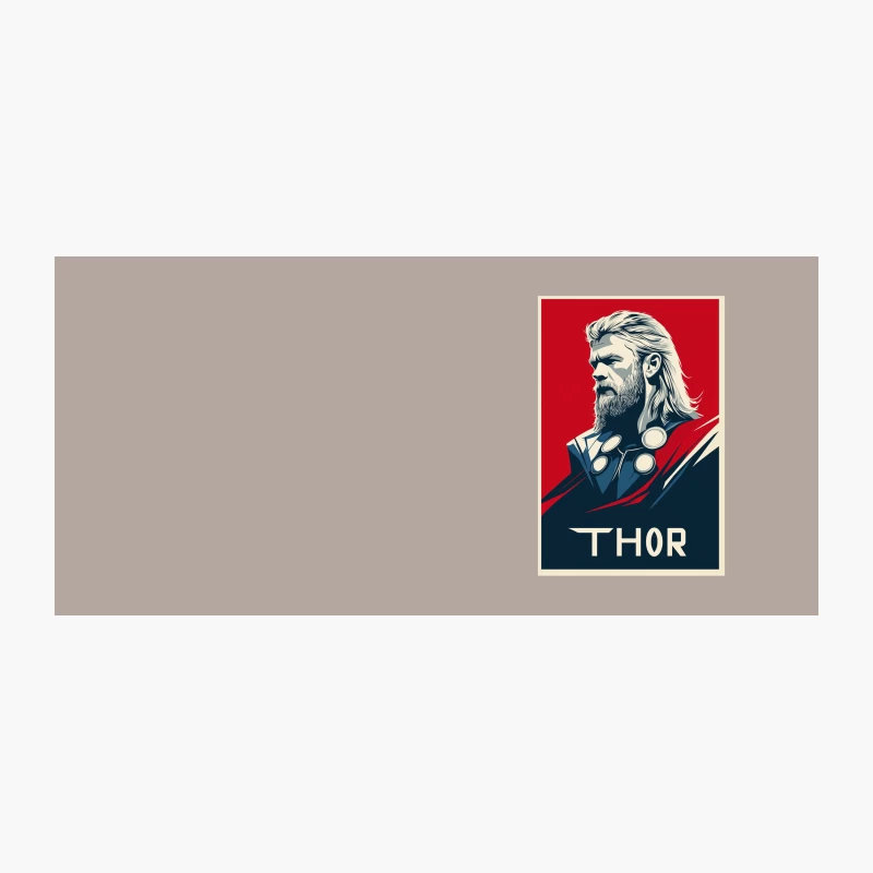 Stylized Thor Marvel Superhero Poster Art Coffee Mug