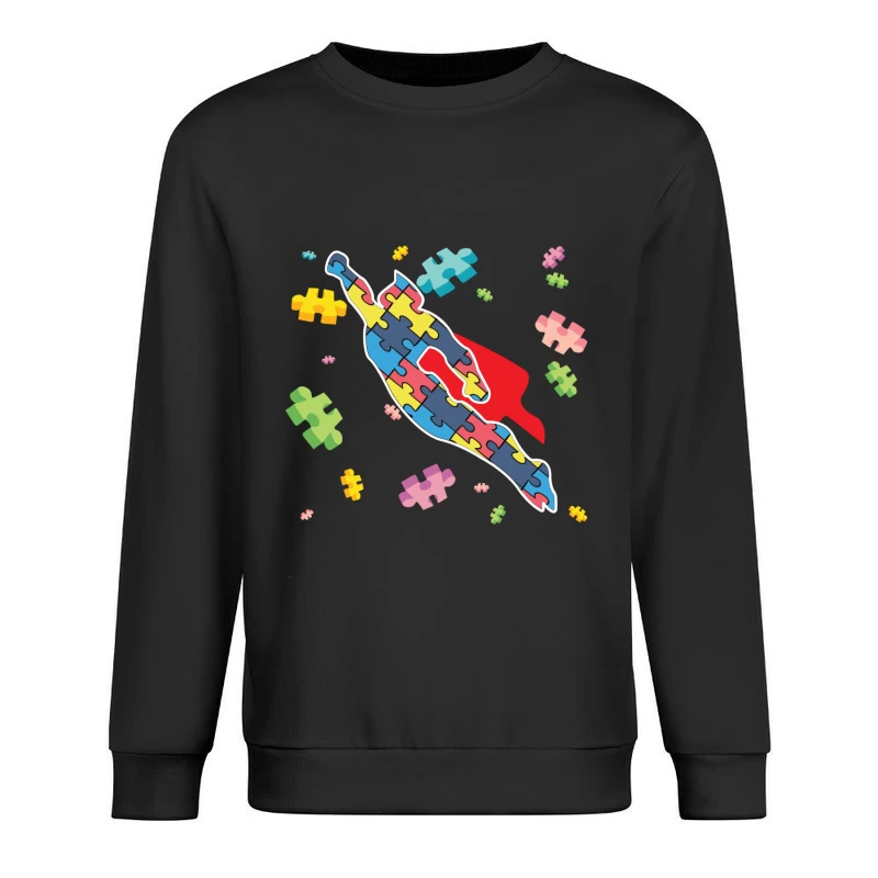 Super-héros en puzzle Homme Sweat-shirt à enfiler