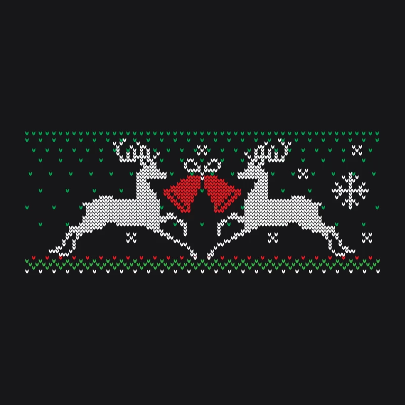 Pull de Noël avec rennes et cloches Homme Sweat à capuche