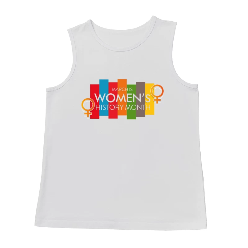 Bold & Modern Women's History Month Tribute Male Tank Top