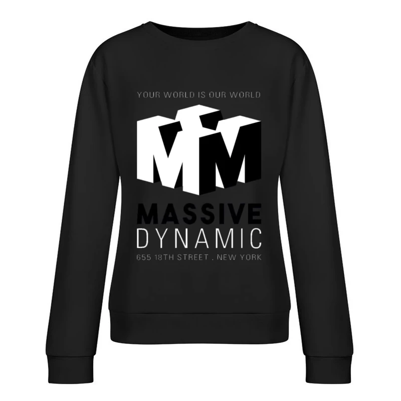 Fringe Massive Dynamic Logo Female Pullover Sweatshirt