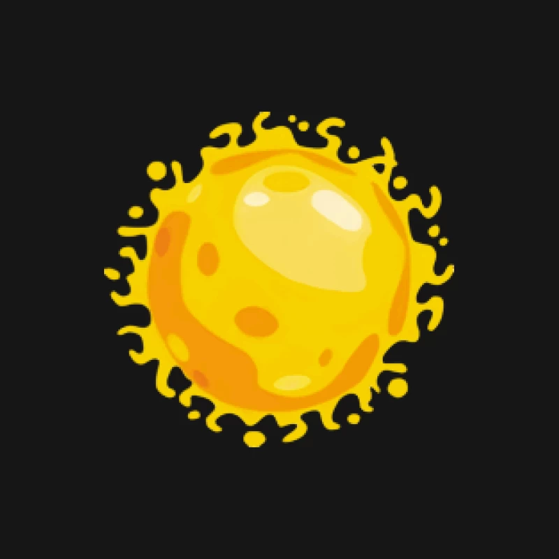 Leuchtende gelbe Sonne Herren Langarm T-Shirt