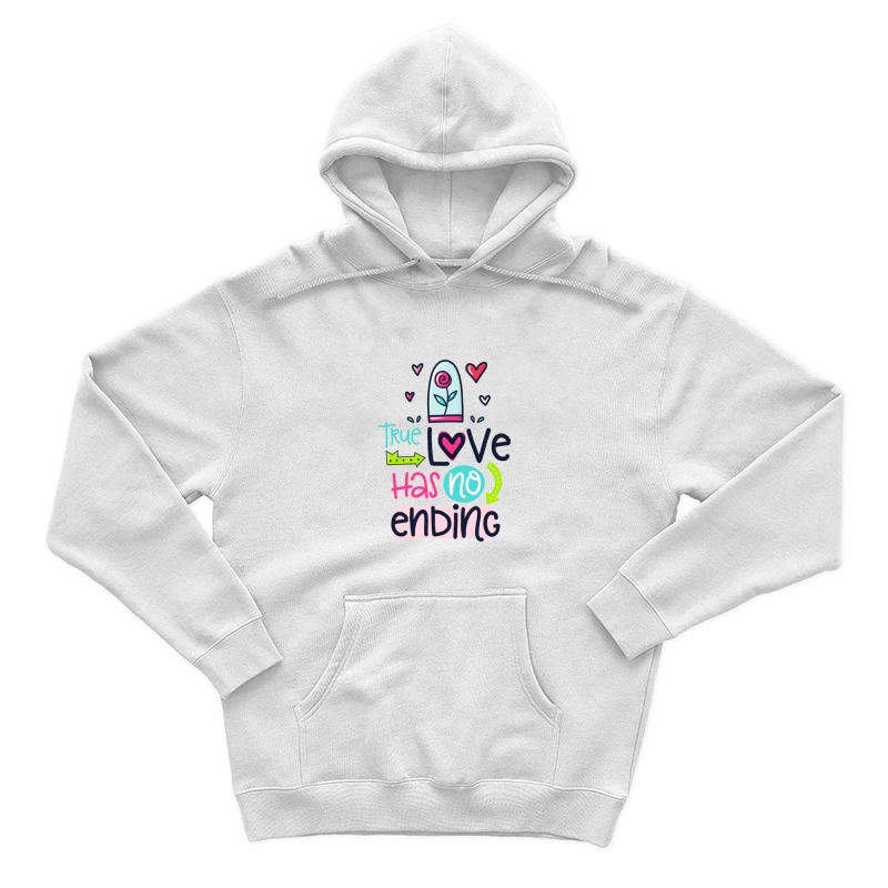 L'amour Vrai N'a Pas de Fin Homme Sweat à capuche