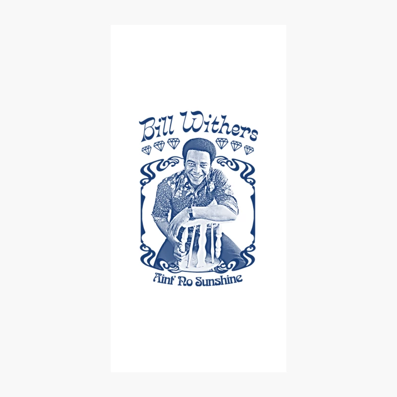 Bill Withers  Retro Aesthetic 70s Soul Fan Design iPhone Case