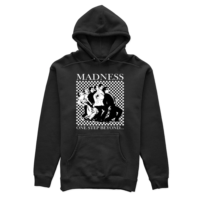 Madness "One Step Beyond" Album Art with Dancing Figures Female Pullover Hoodie